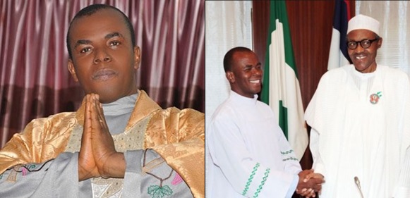 2019 Presidency: Mbaka Shuns Reporters After Closed-Door Meeting With Buhari