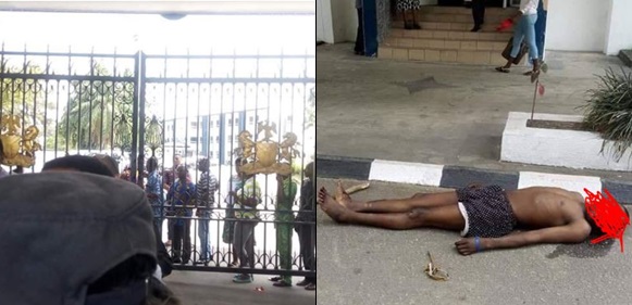  Angry motorcyclists break into Cross River state governor’s office, dump corpse of colleague