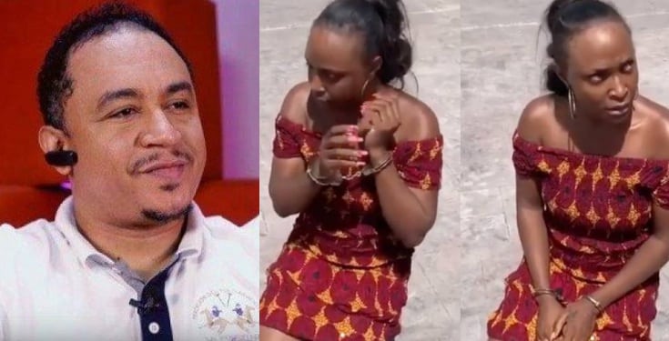 Daddy Freeze reacts to Okoro Blessing's arrest over false property claim