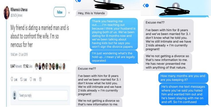 Lady confronts her married lover's wife (Screenshots)
