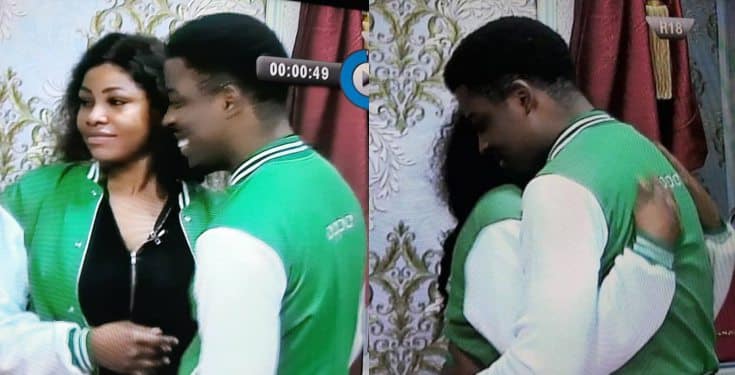 BBNaija 2019: Seyi and Tacha captured hugging passionately (video)