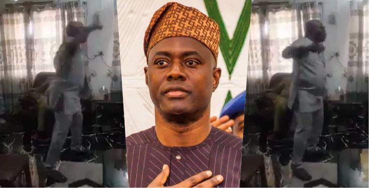Angry politician lashes out on Gov. Seyi Makinde for 'Eating alone' while others suffer (Video)