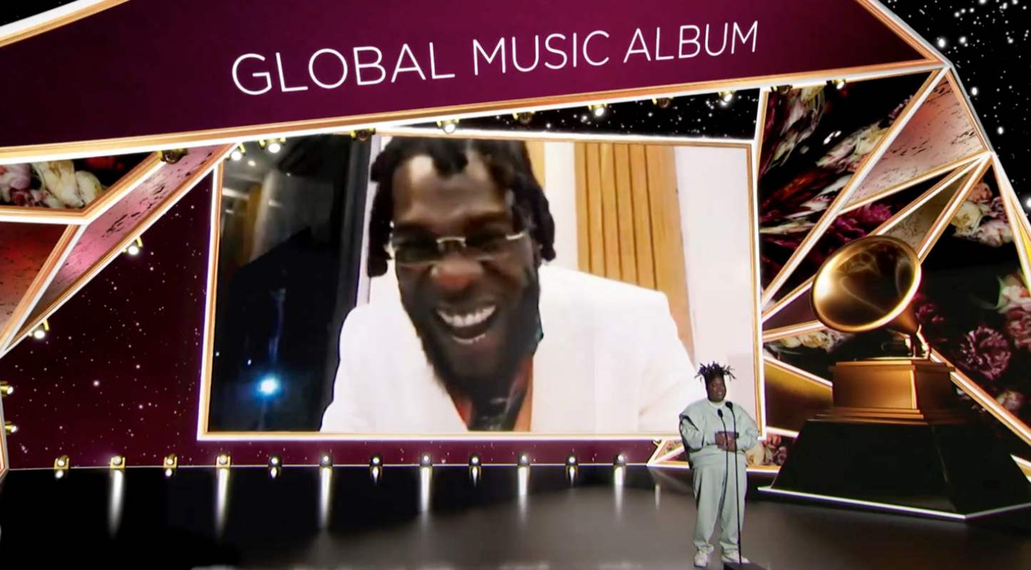 #Grammys: Burna Boy's 'Twice as Tall' wins 'Best Global Music' award