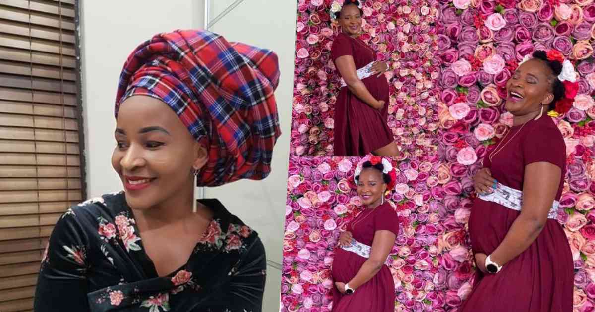 42-year-old woman celebrates pregnancy after years of childlessness