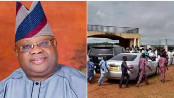 Adeleke angrily walks out of Eid ground over poor seating arrangement