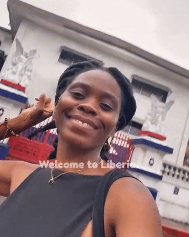 "You can withdraw dollars from ATM" - Lady visits Liberia, discovers they spend US dollars for streets purchases (Video)
