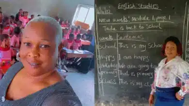 Nigerian teacher breaks the norm, goes live on Tiktok while teaching her students