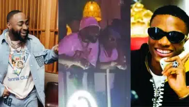 “Two elephants” — Reactions as Davido and Wizkid finally reunite after long term beef