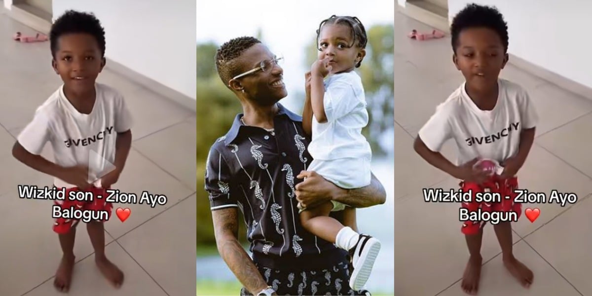 "‎From 49 to 91, God abeg oo" - Wizkid's son, Zion jumps from 49 to 91 during his attempt to count from 1 to a million
