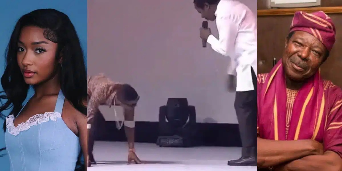 “This is how you greet an elder” — Influencer shares throwback video of Wizkid prostrating to King Sunny Ade