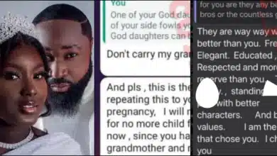 harrysong abortion wife leaks chat