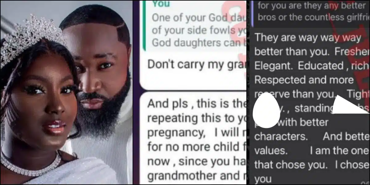 harrysong abortion wife leaks chat