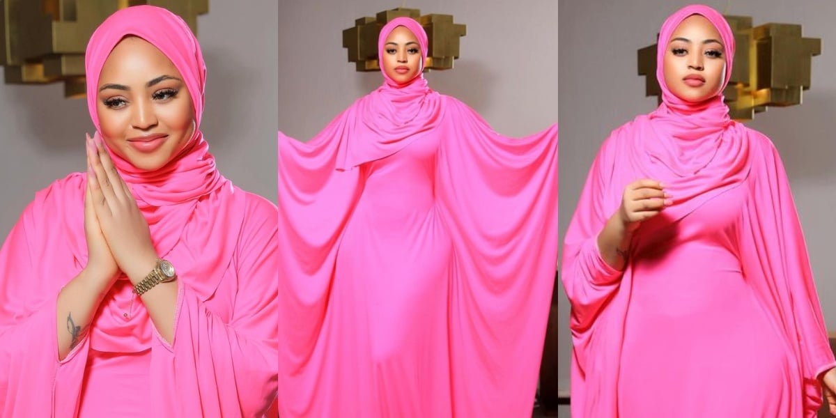 Speculations as Regina Daniels steps out in Hijab outfit