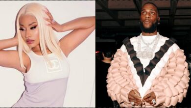 "He helped her career" - Speculations as Nicki Minaj shares snippet of song with Burna Boy