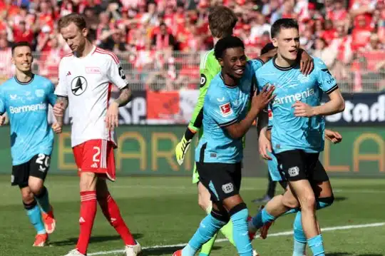 Boniface's Leverkusen one match away from historic Bundesliga title after win over Union Berlin