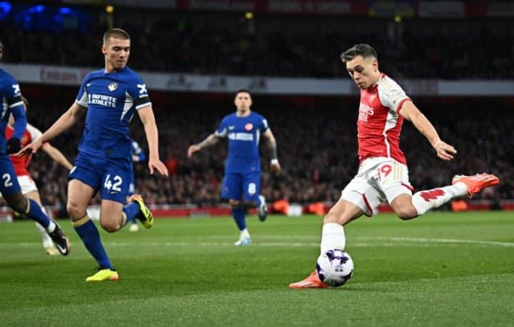 EPL: Arsenal humiliate Chelsea 5-0, to boost title hopes
